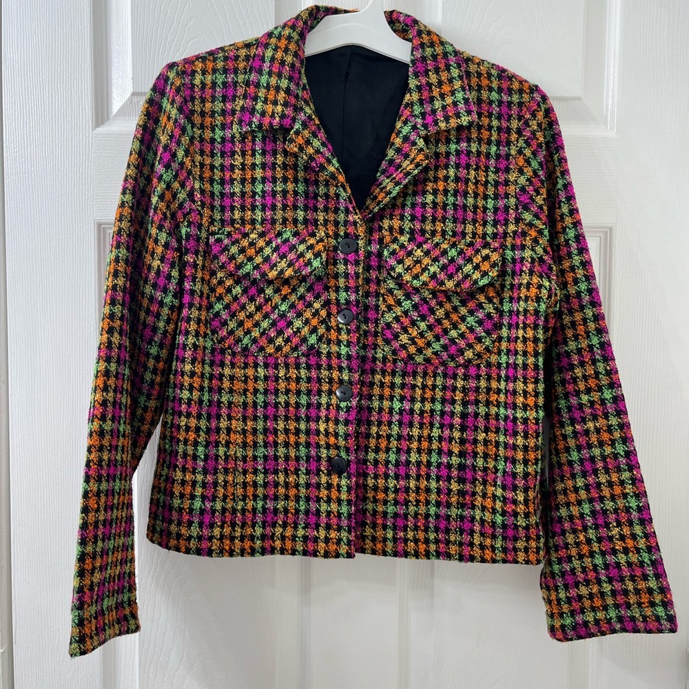 Vintage Plaid Jacket